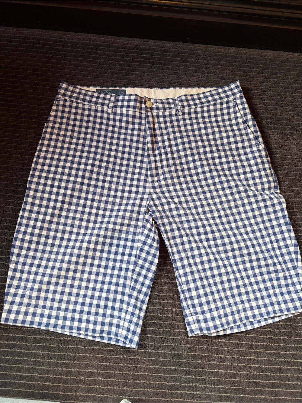 Polo by Ralph Lauren Classic Blue Gingham Men’s Shorts